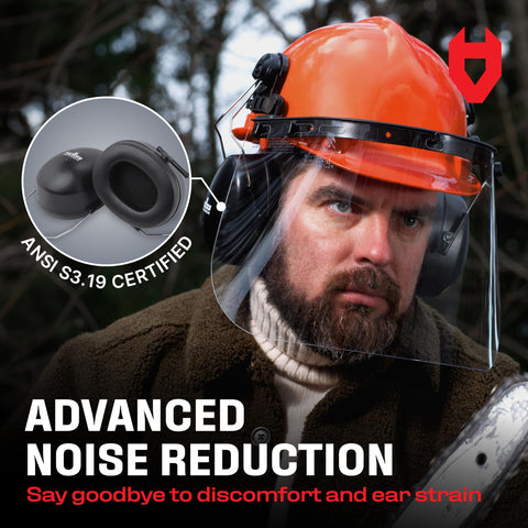 NoCry polycarbonate face shield providing clear, durable protection