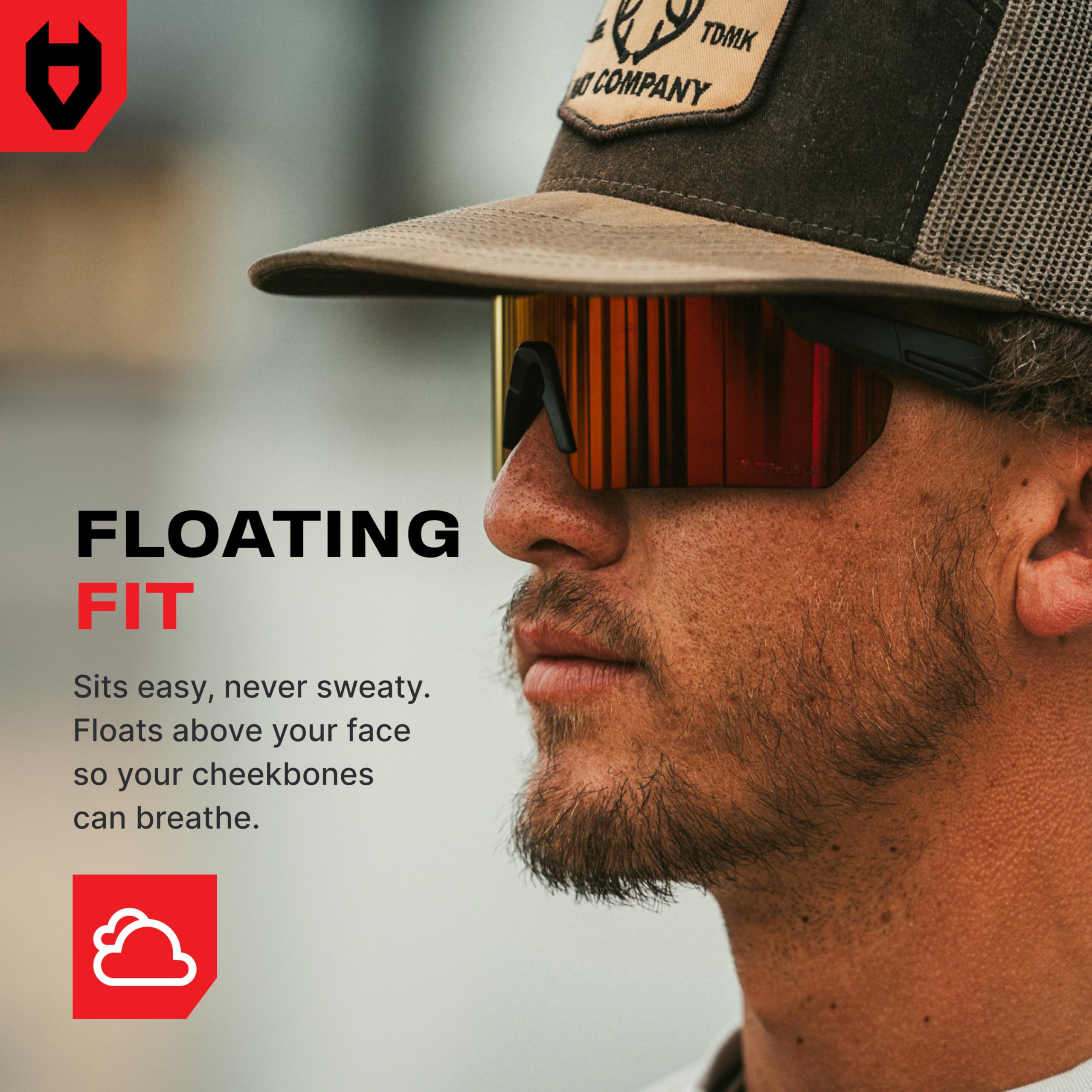 nocry durable polycarbonate frame withstands daily drops and impacts.