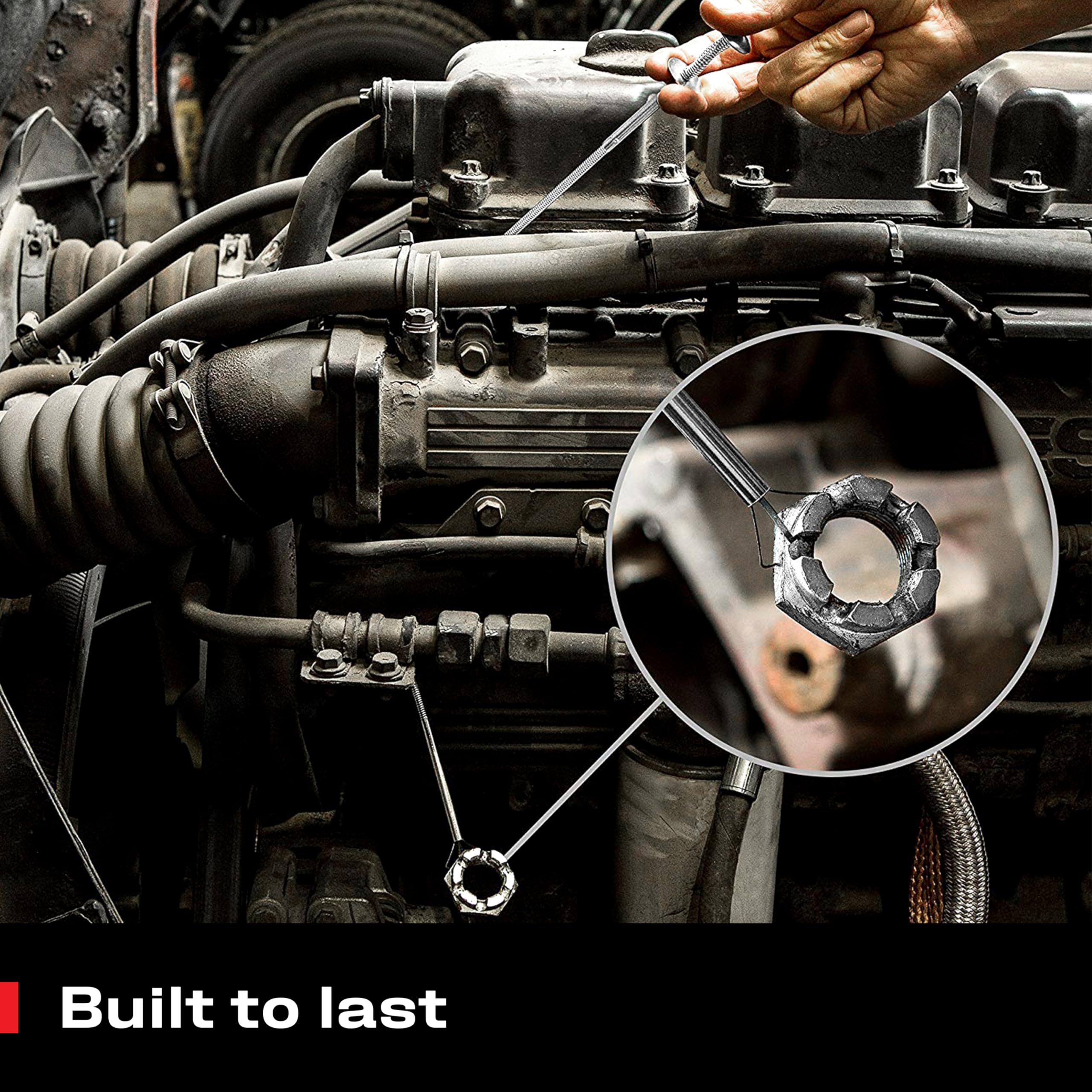 NoCry maintenance-friendly design: wipe clean and re-lubricate for smooth operation.