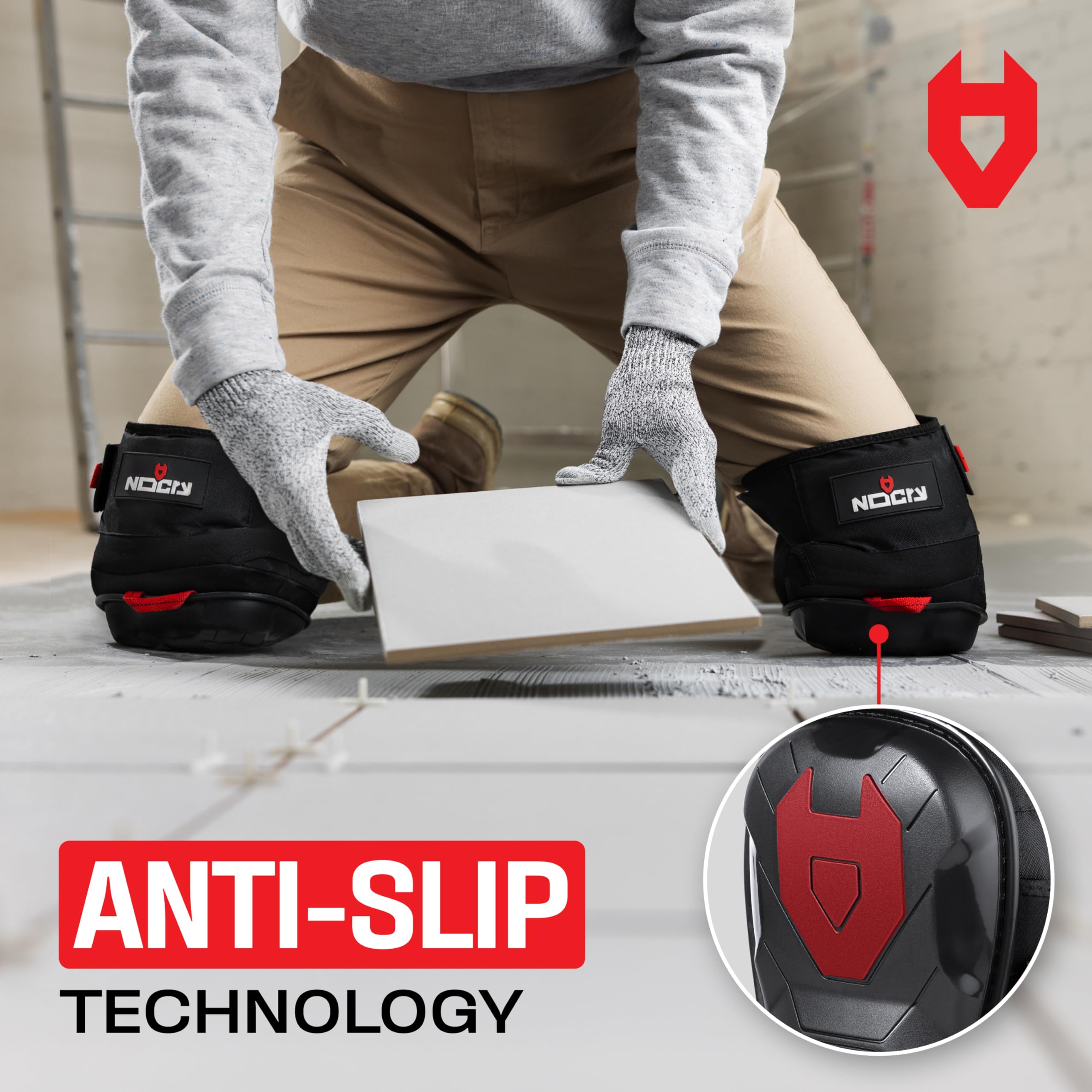 NoCry knee pads come with a lifetime warranty for long-lasting use.