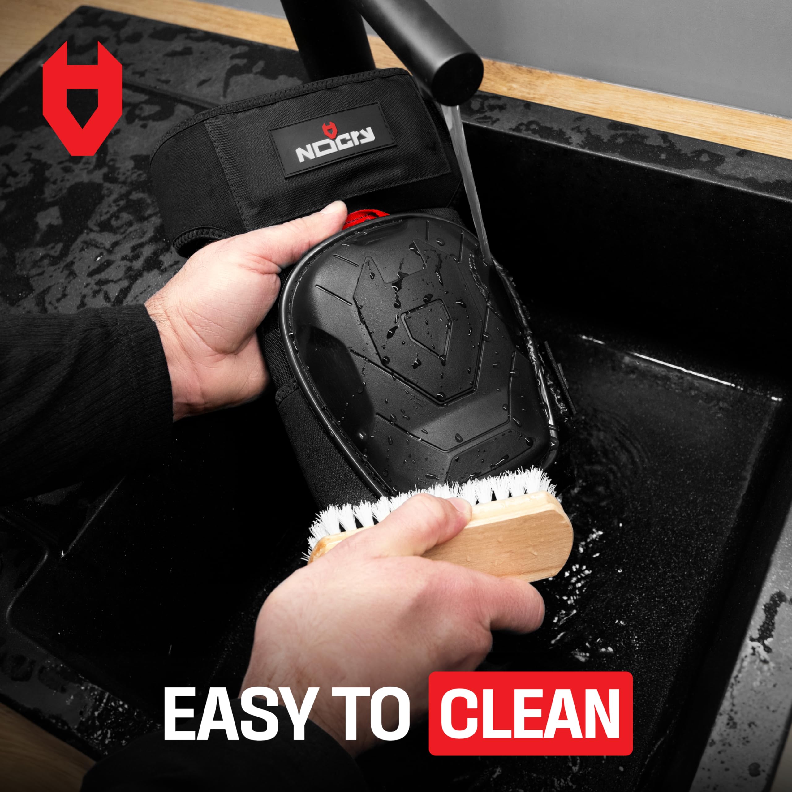 NoCry professional knee pads provide reliable support during heavy-duty tasks.