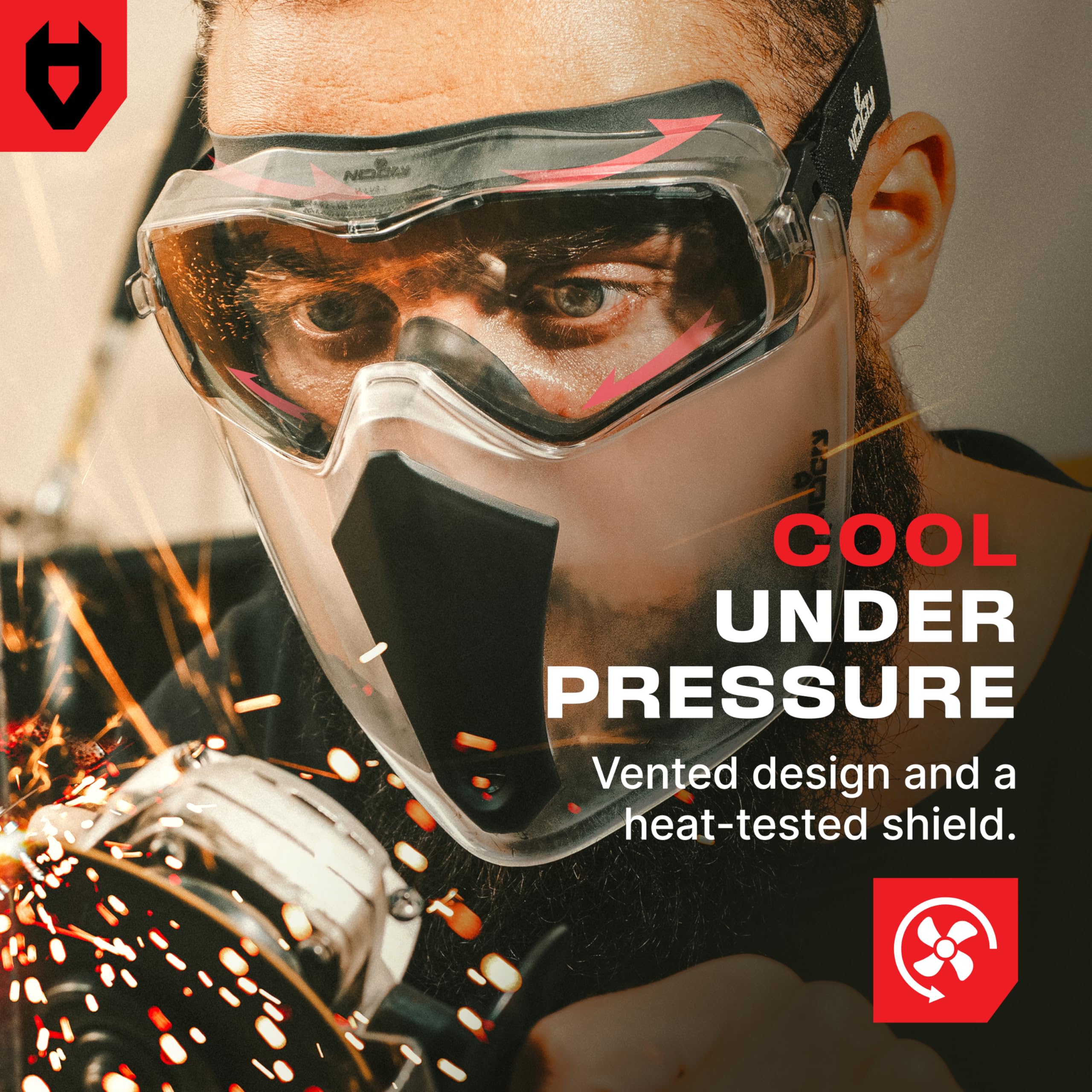 NoCry shield with extreme impact resistance for tough environments.