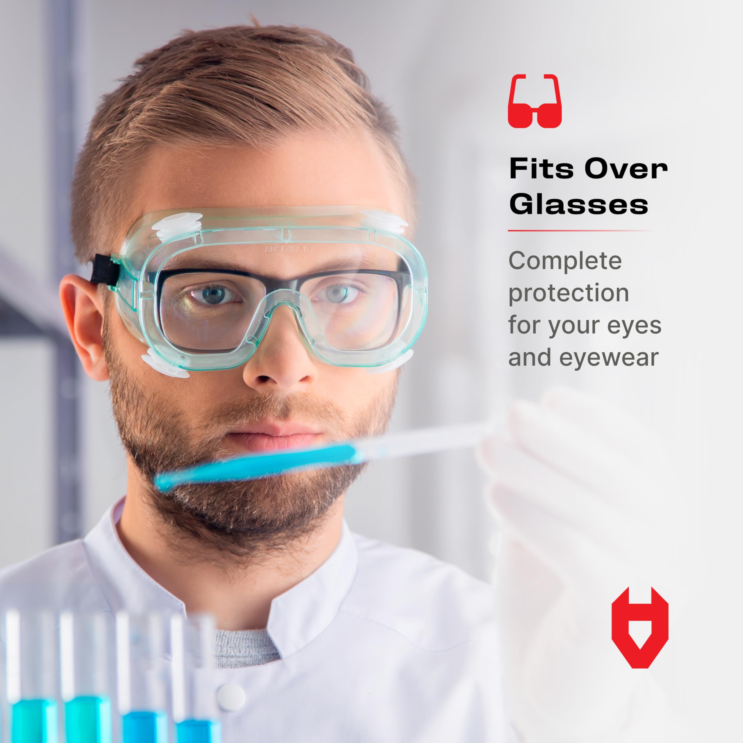 NoCry polycarbonate lenses are scratch-resistant and durable.