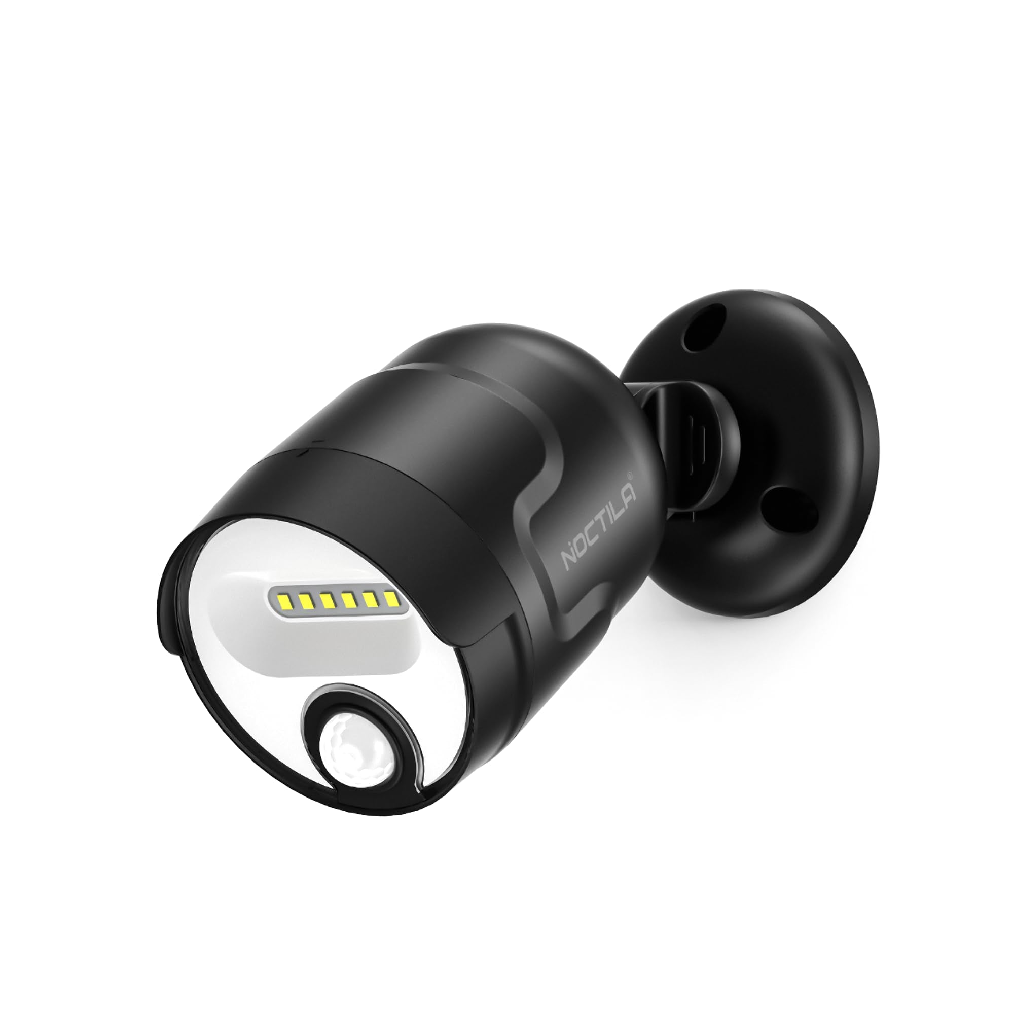 Noctila outdoor light front view delivering porch illumination for safer entry