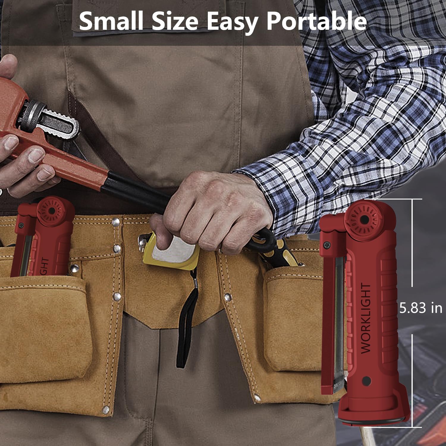 NODINIHU portable light is pocket-sized for indoor and outdoor use.