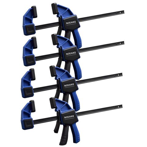 NOEAIKE Bar Clamps 12-inch front view shows sturdy, precise holding power