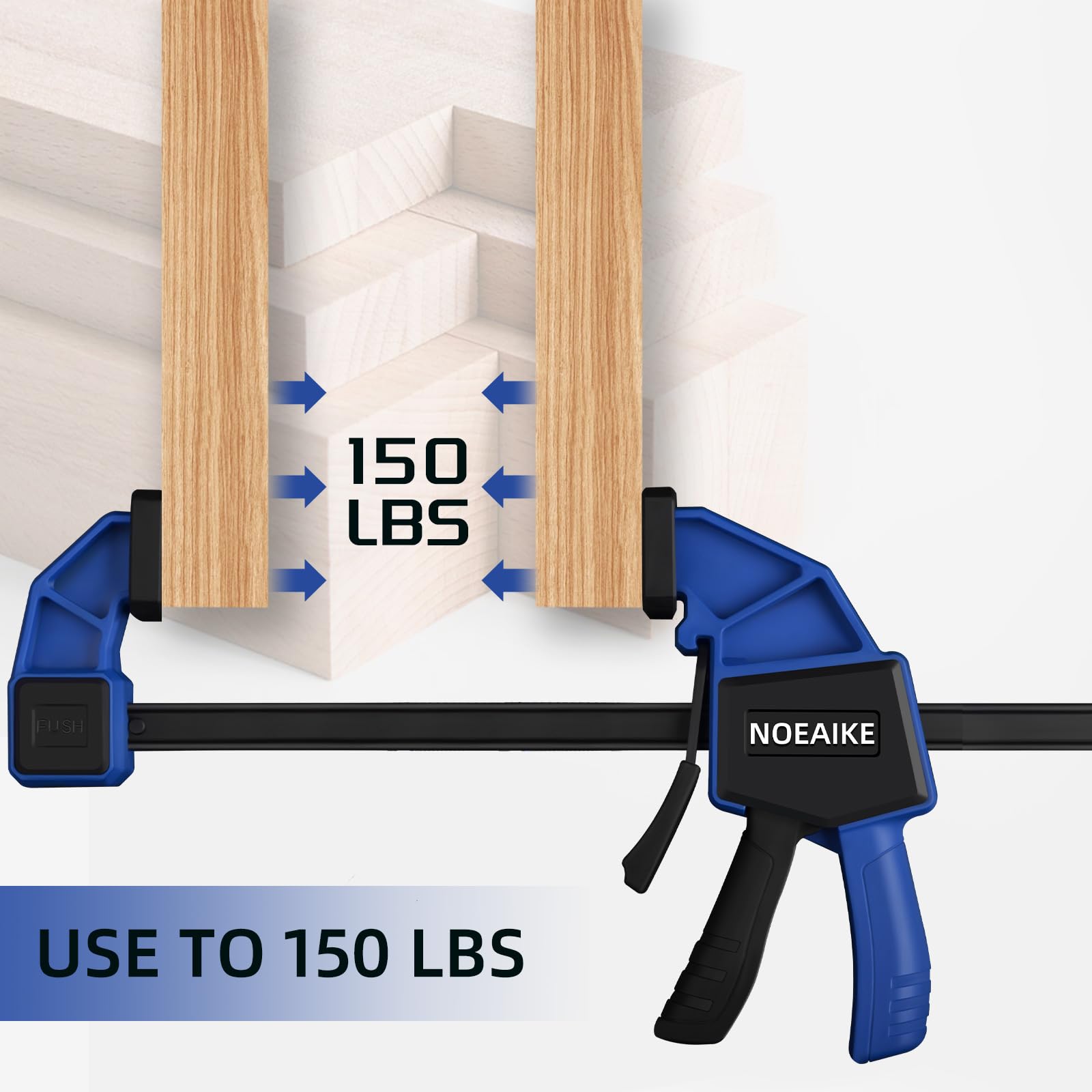 NOEAIKE Bar Clamps deliver up to 150 lbs of clamping force