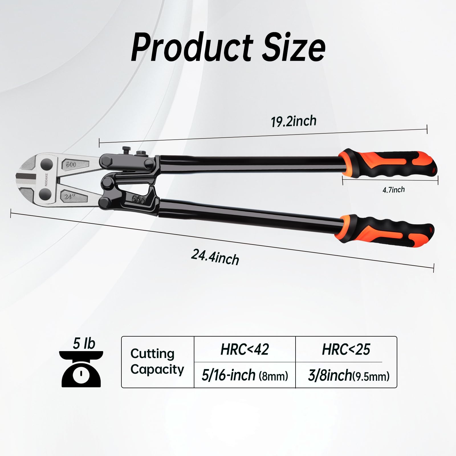NOEAIKE forged T8 steel blade shows durable cutting edge