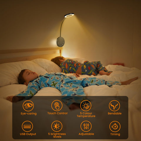 NoeiiT easy installation with screws or tape for headboard mounting