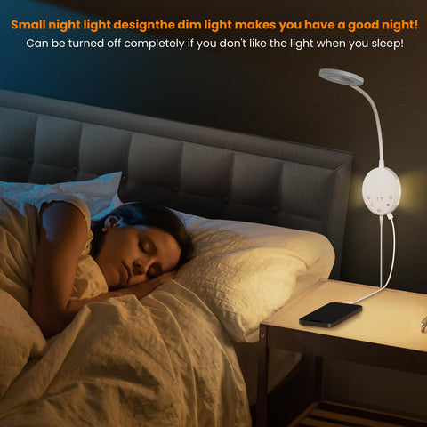 NoeiiT night-light mode provides a gentle glow for late-night use