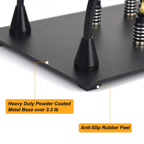 NOEVSBIG 360-degree clamps rotate for versatile component access with protection.