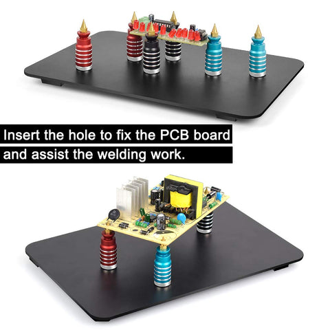 NOEVSBIG 6 pillar holders secure multiple parts during assembly.