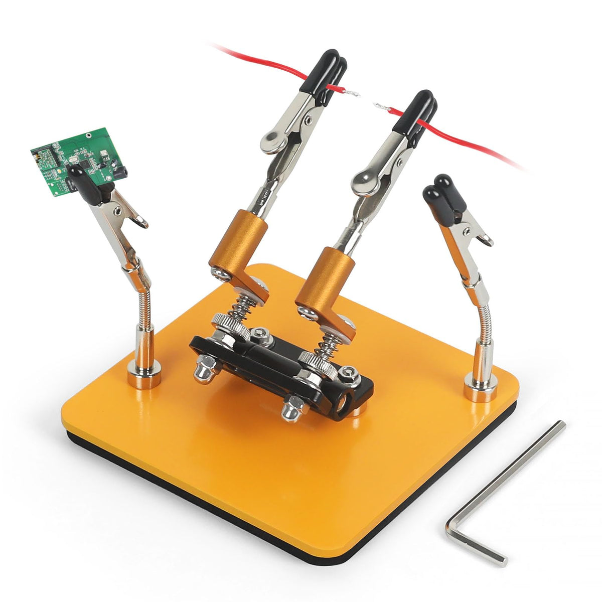 NOEVSBIG base provides a compact, stable workspace for precise soldering.