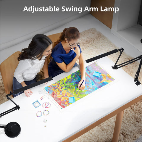 NOEVSBIG versatile desk lamp ideal for office, crafts, and reading.
