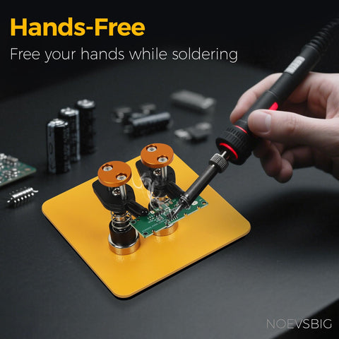 NOEVSBIG Dual-head Ultra-Grip supports flexible clamping for small parts.