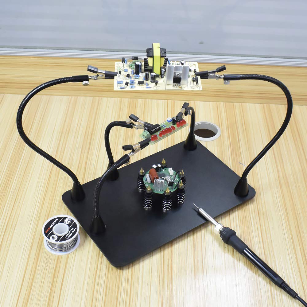 NOEVSBIG five magnetic arms offer flexible positioning for complex assemblies.