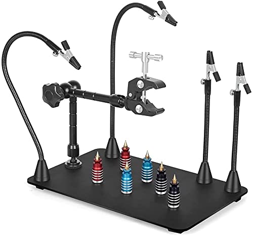 NOEVSBIG heavy-duty base provides a stable foundation for precise soldering.