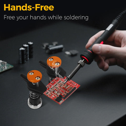 NOEVSBIG lightweight portable soldering stand for off-site repairs.