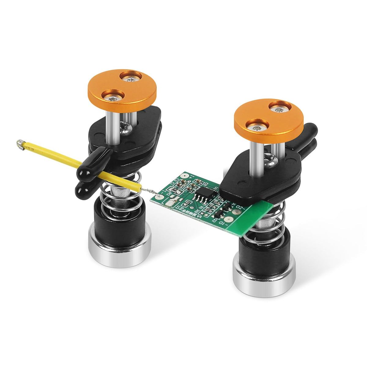 NOEVSBIG magnetic helping hands with dual clamp for precise soldering setups.