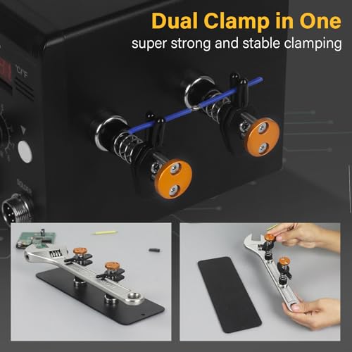 NOEVSBIG Magnetic Helping Hands heavy-base with non-slip pad stability