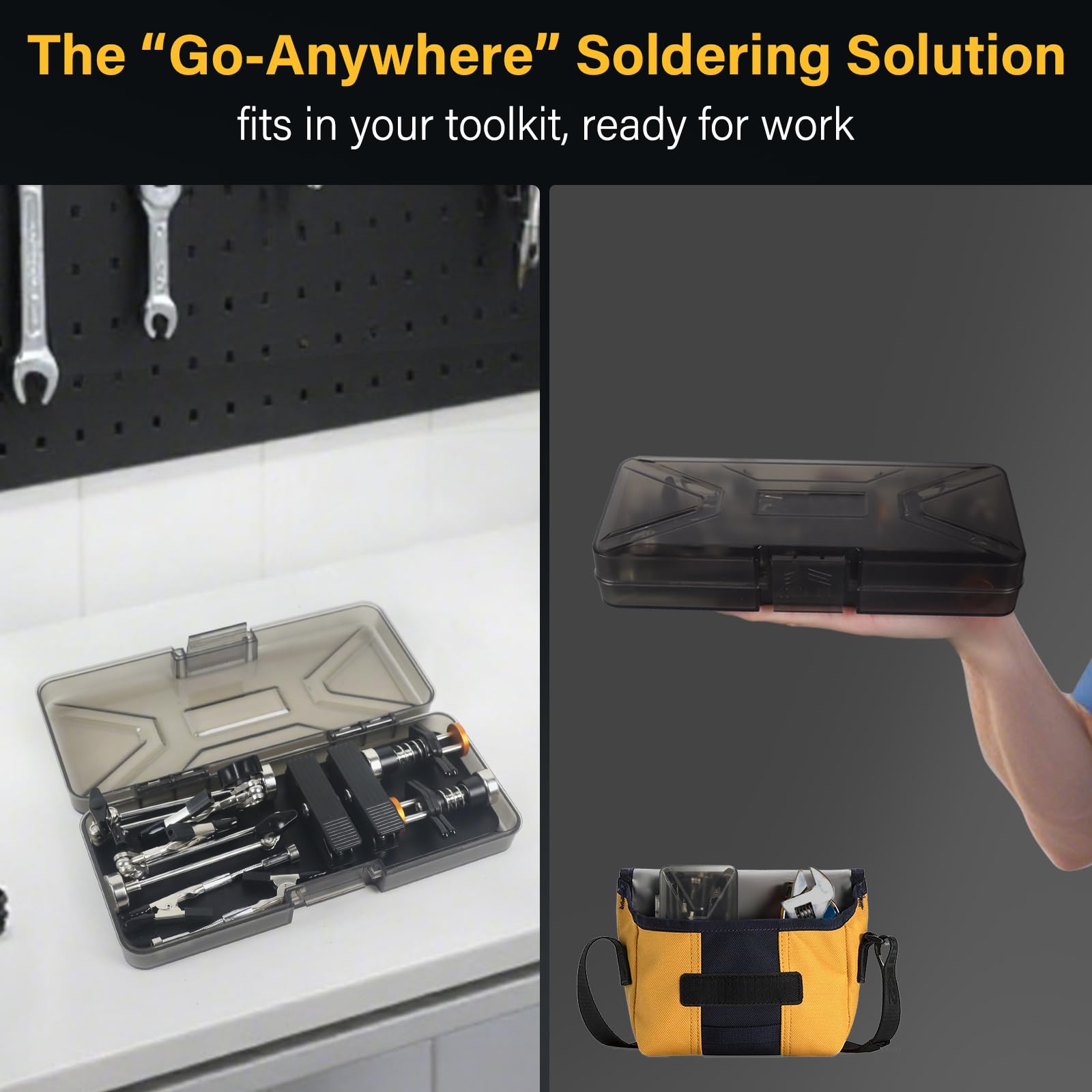 NOEVSBIG Magnetic Helping Hands portable third-hand for mobile electronics