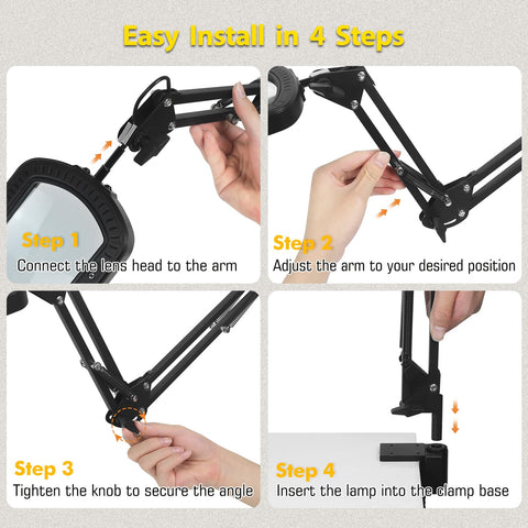 NOEVSBIG pre-assembled bracket ensures quick, tool-free mounting.