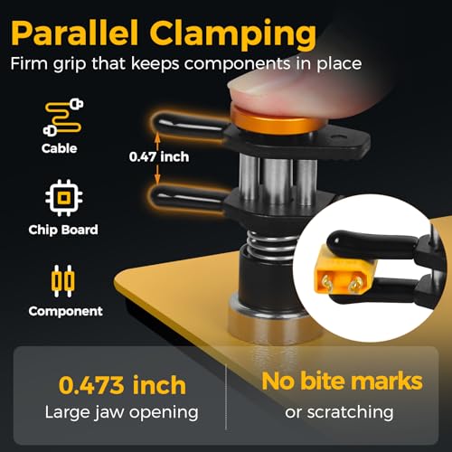 NOEVSBIG Rotating arm adjustment enabling precise positioning during delicate work.