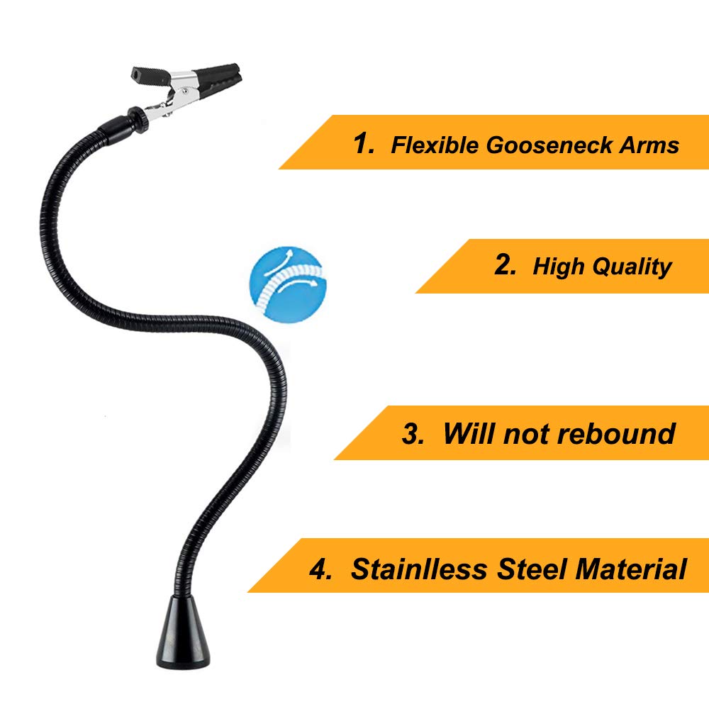 NOEVSBIG silicone protectors guard delicate parts while clamps hold firm.