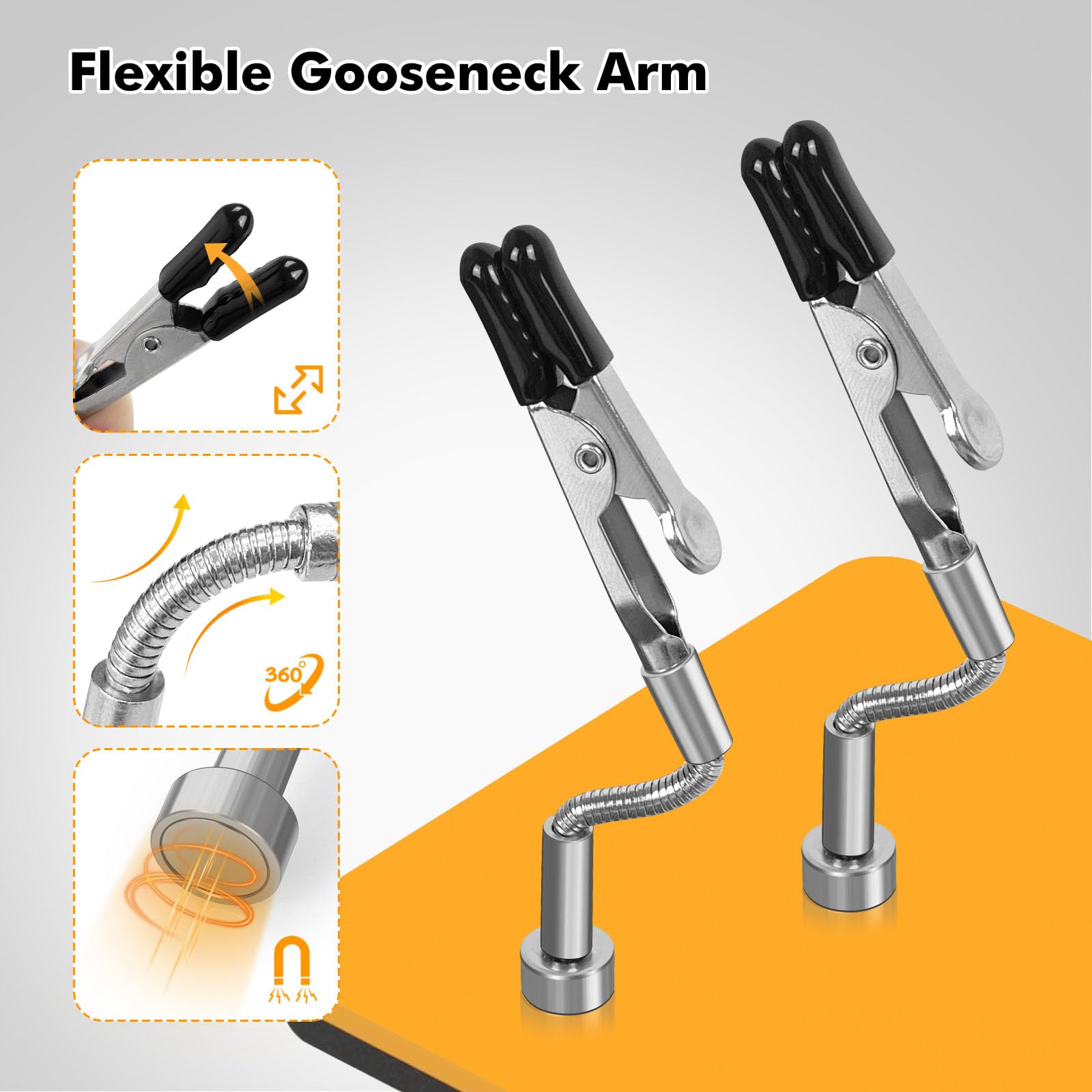 NOEVSBIG compact metal base fits small spaces while stabilizing your project.