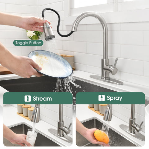 NOHALIPY 360-degree swivel base enabling full sink access