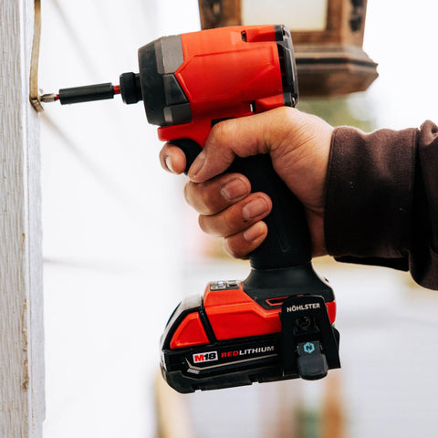 Nöhlster anti-drop system helps prevent tool drops.