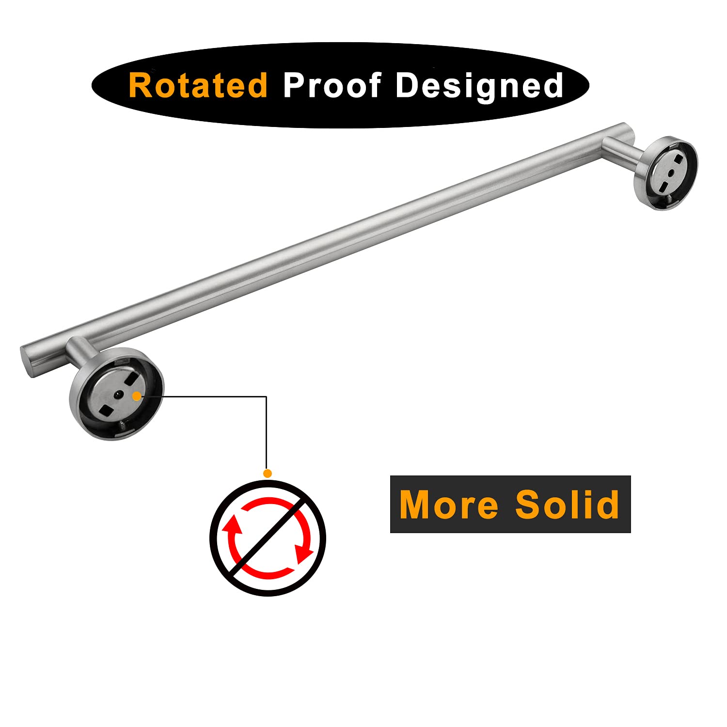 Nolimas anti-rust coating close-up on brushed nickel finish
