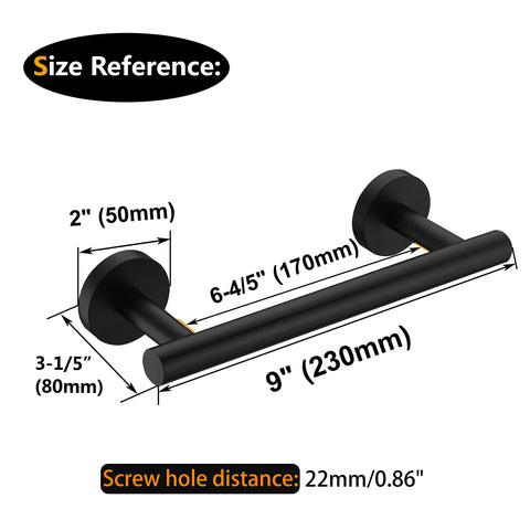 Nolimas SUS304 stainless steel towel bar highlights durability