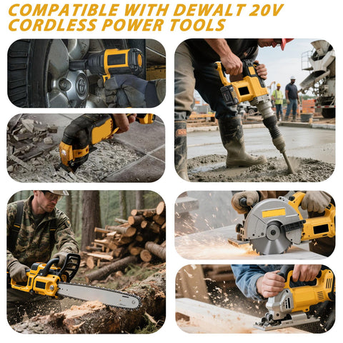 Nonbliep replacement for DCB series keeps tools productive.