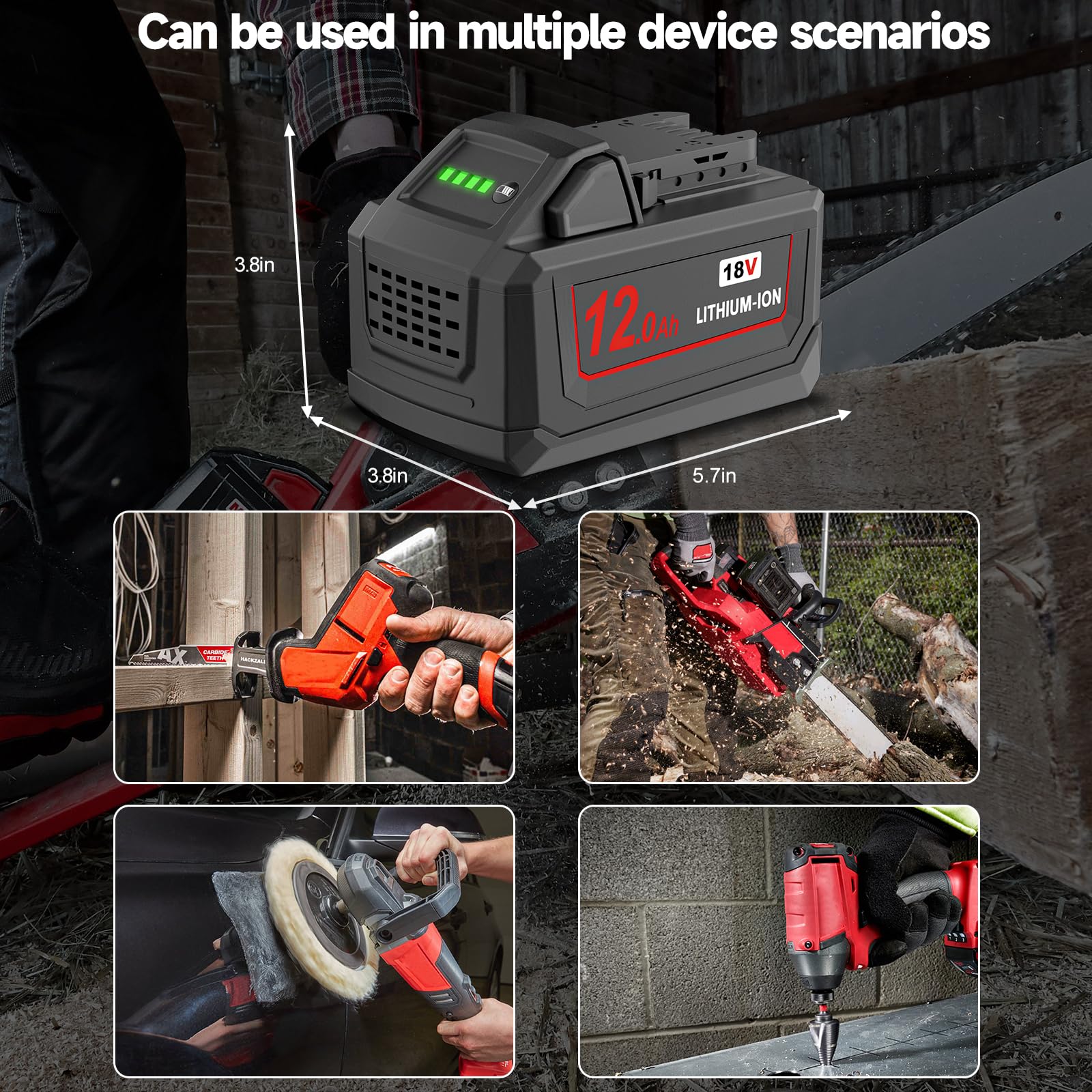 Nonbliep Milwaukee M18 battery pack unboxing ready for use.