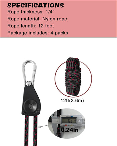NONGKANG ratchet strap ideal for tents and canopies