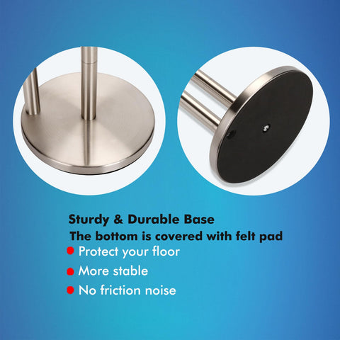 Noonext brushed nickel design complements modern bathrooms