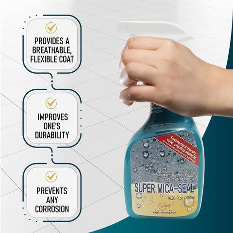 NOON'S UP Super Mica-Seal ready on a clean dry surface for penetration