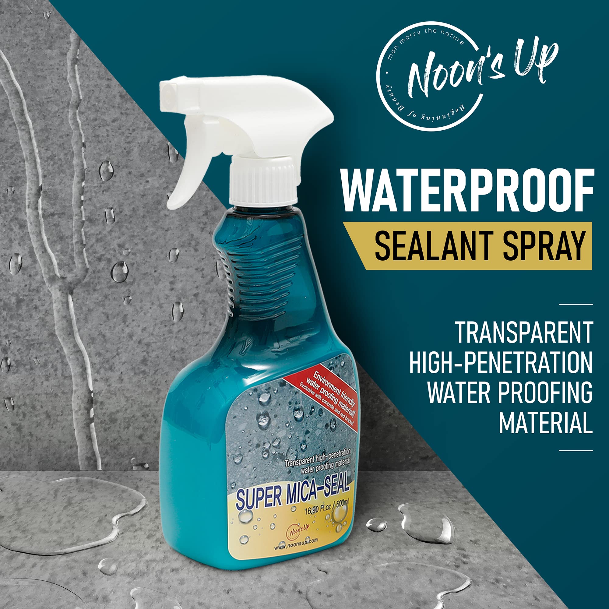 NOON'S UP Super Mica-Seal spray-action for quick coverage