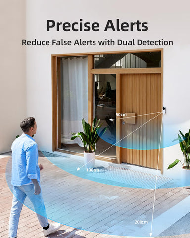 Noorio 3K doorbell 2-way audio chat at doorstep for clear communication