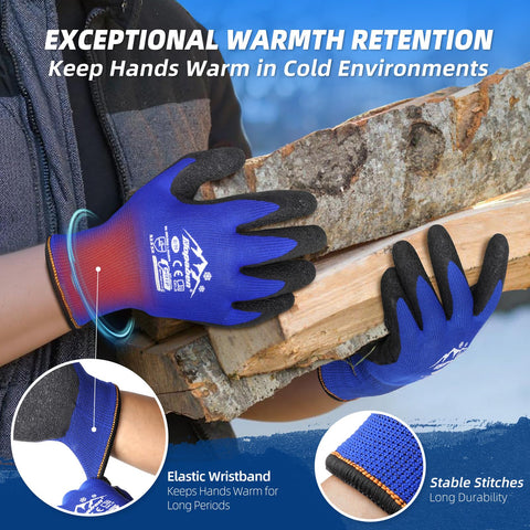 Nopaben durable nylon and latex coating withstands rugged outdoor work.