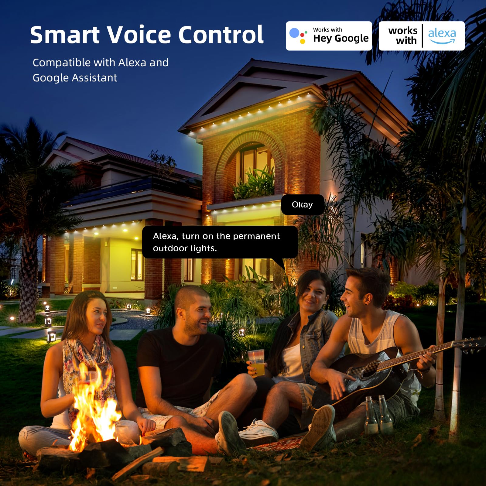 Nopoor IP67 weatherproof outdoor lights withstand rain and dust for year-round use
