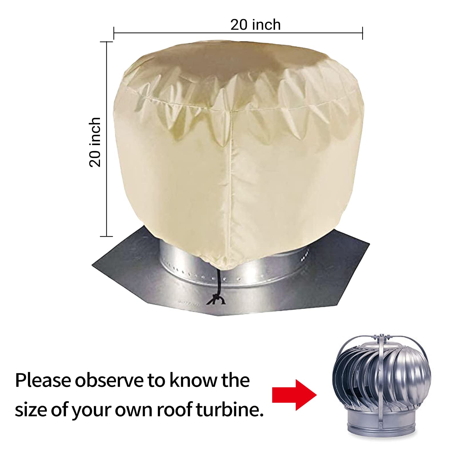 Nopwer in-use view showing fit on turbine vent for ongoing protection