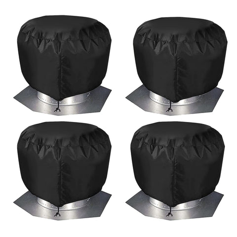 Nopwer roof turbine hood shield canvas 20x20 blocks rain and dust