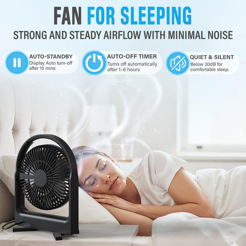 Nordmoose magnetic cruise fan built-in LED light adds ambient lighting for evenings.