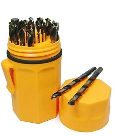 Norseman 46962 drill set with orange case for hard metal drilling.