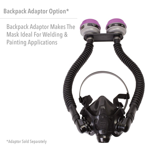 NORTH Honeywell 7700 backpack adaptor compatibility for welding and painting tasks.