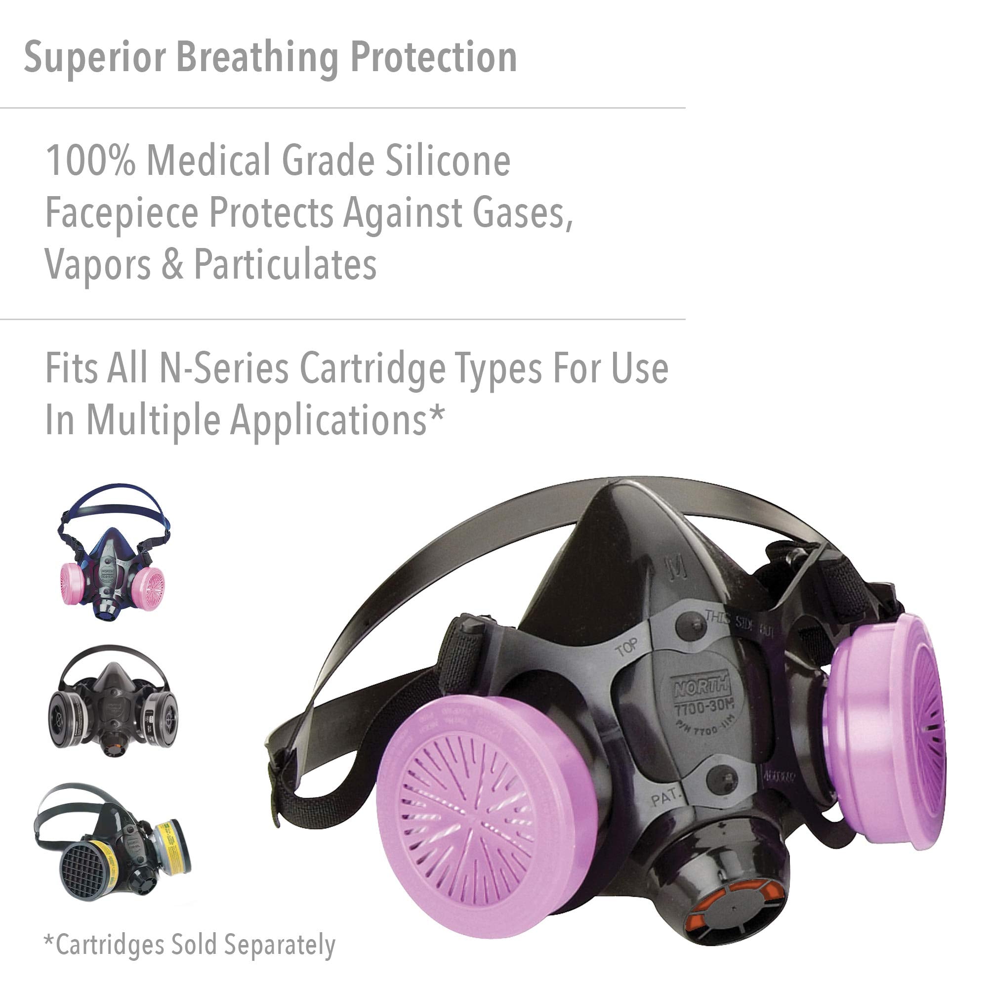 NORTH Honeywell 7700 cradle suspension with woven straps enabling mobility and support.