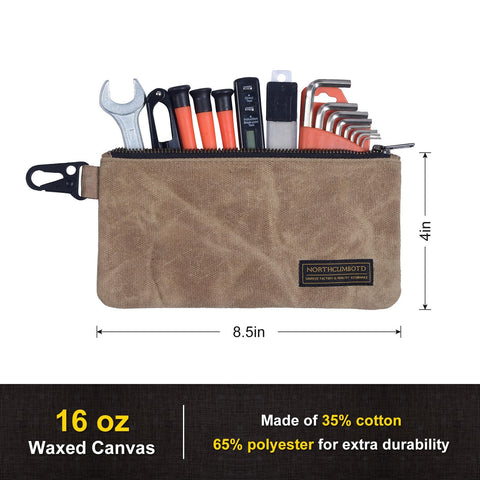 NorthClimbOtd pouch with YKK zipper prevents snags during daily use.