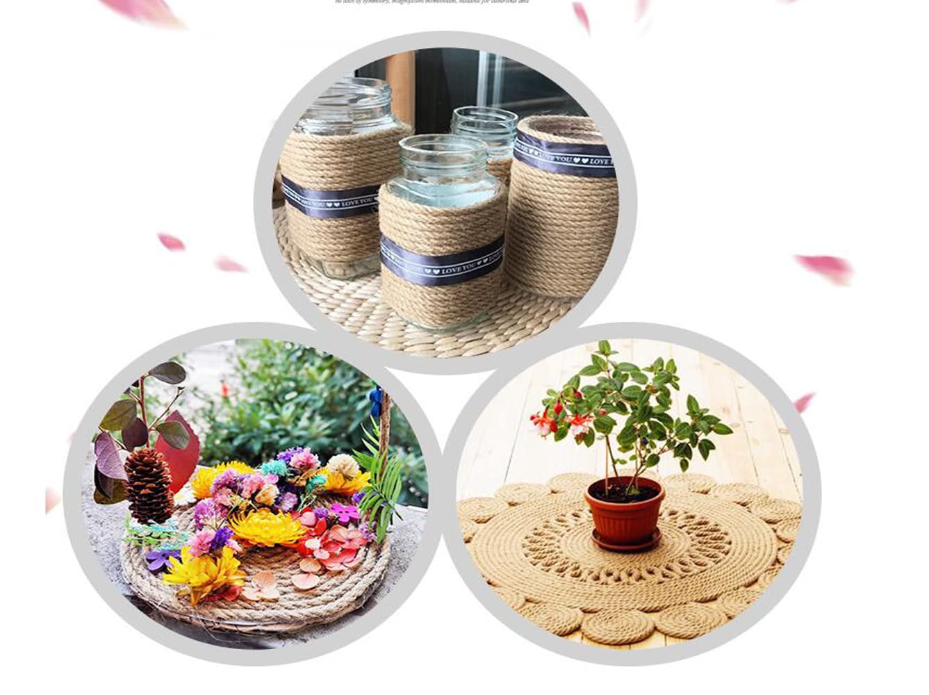 NorthPada gift wrapping twine adds rustic charm to packages